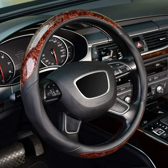 Universal 15 inch Durable Microfiber Leather KAFEEK Steering Wheel Cover,Warm in Winter and Cool in Summer Black Odorless Easy Carry Anti-Slip Universal 15 inch Durable Microfiber Leather KAFEEK Steering Wheel Cover,Warm in Winter and Cool in Summer Black Odorless Easy Carry Anti-Slip